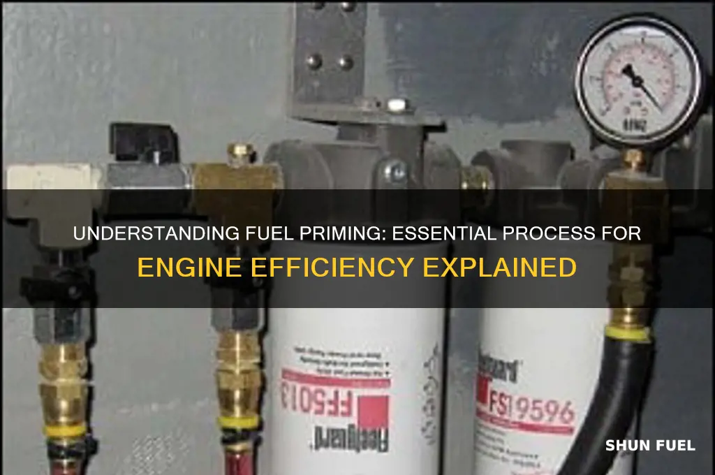 what does fuel priming mean