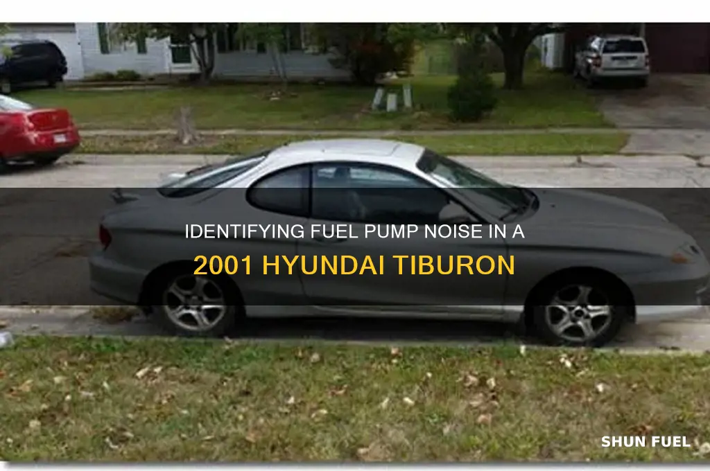 what does fuel pump sound like 01 tiburon