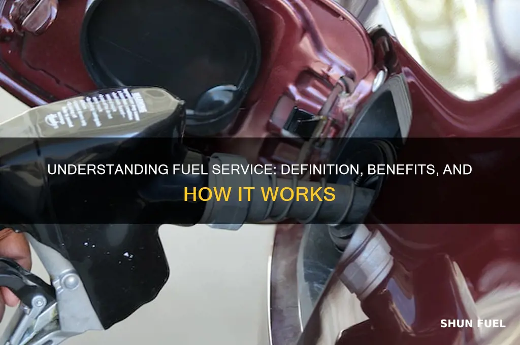 what does fuel service mean