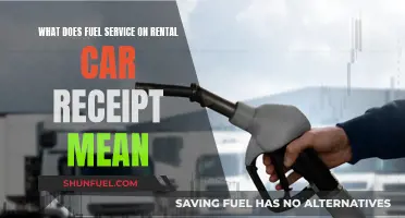 Understanding Fuel Service Charges on Your Rental Car Receipt