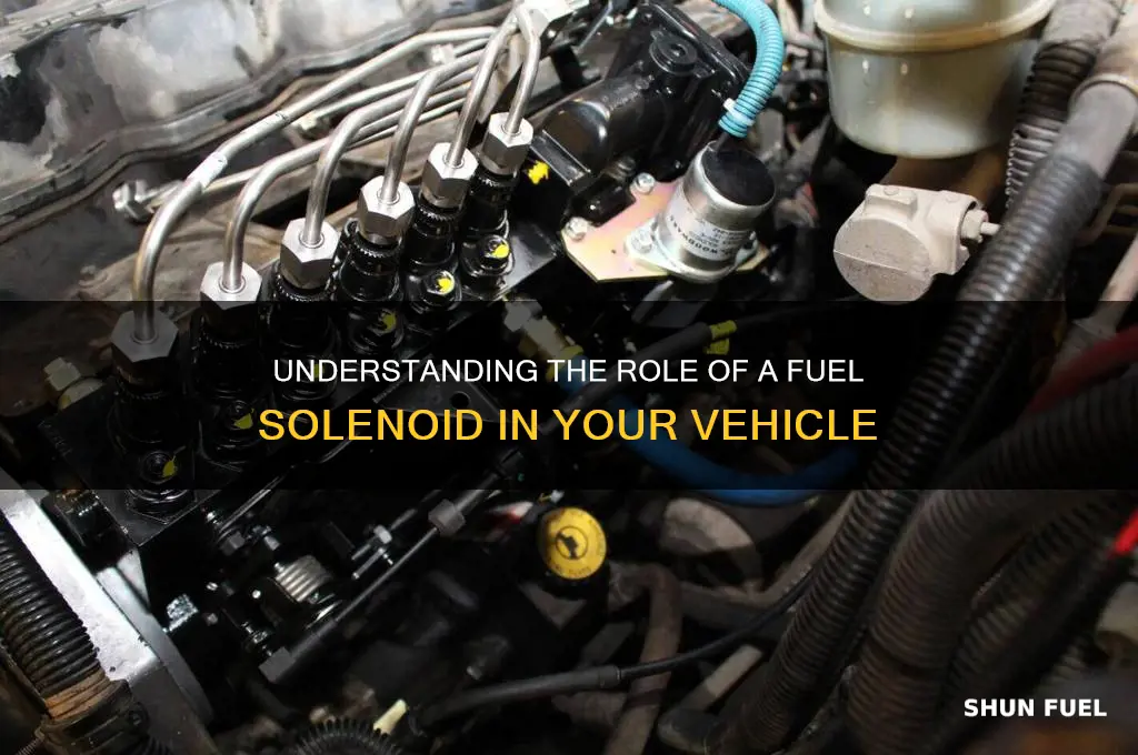 what does fuel solenoid do
