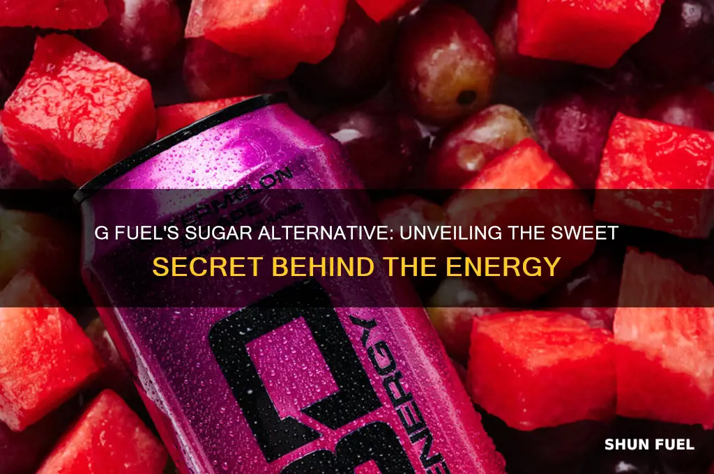 what does g fuel use instead of sugar