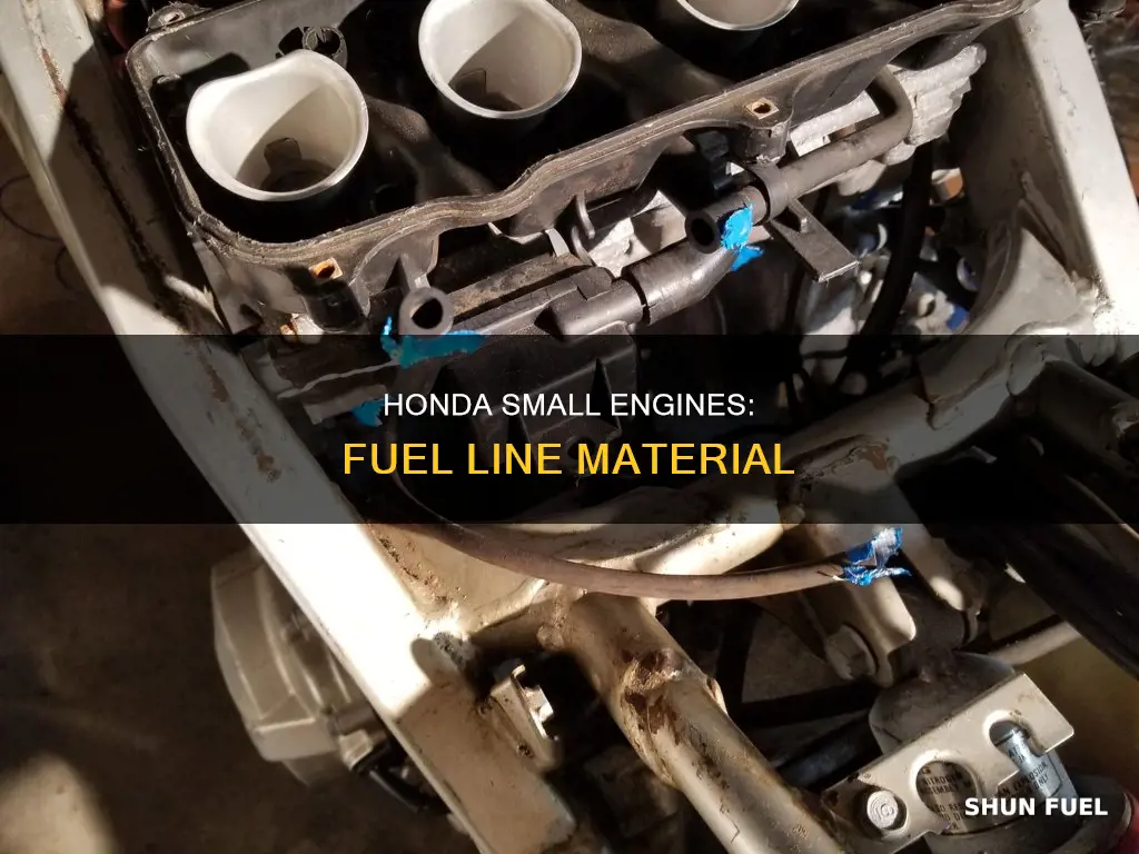 what does honda small engine use for fuel line