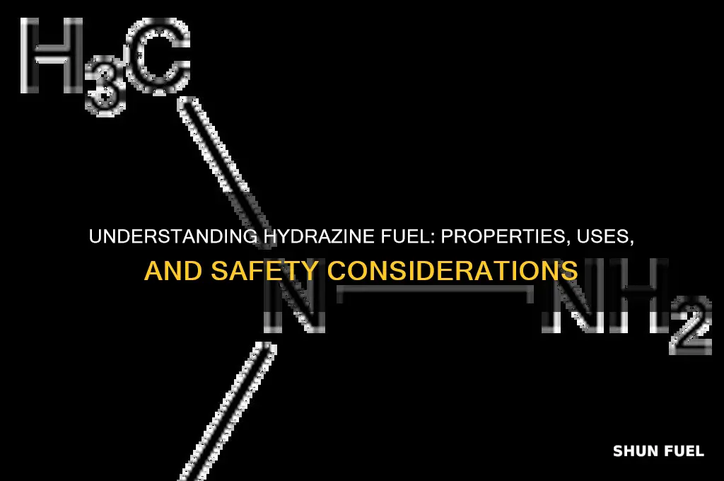 what does hydrazine fuel