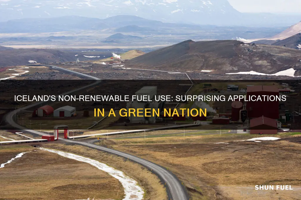 what does iceland use non-renewable fuel for