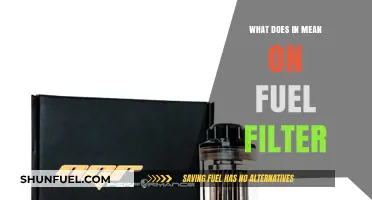 Fuel Filter Maintenance: What Does 'In' Mean?