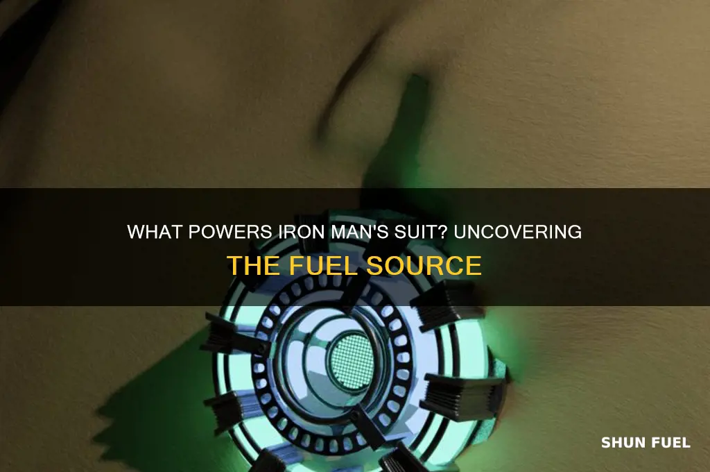 what does iron mans suit use for fuel