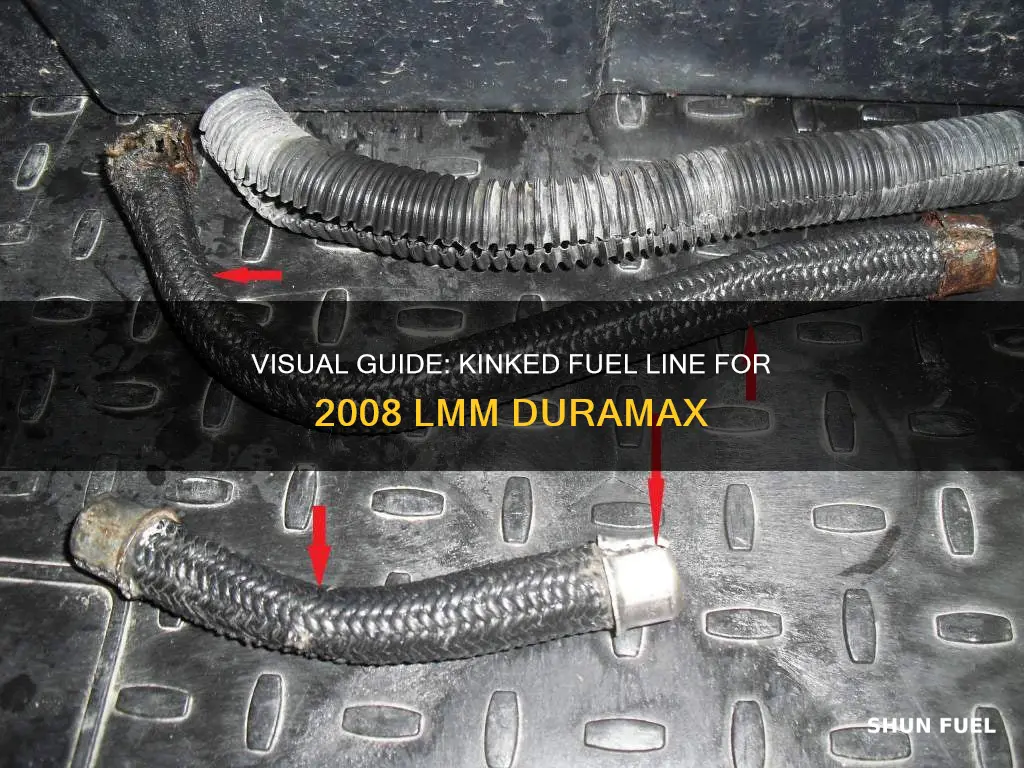 what does kinked fuel line 2008 lmm duramax look like