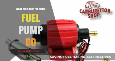 Understanding the Role of a Low Pressure Fuel Pump in Vehicles