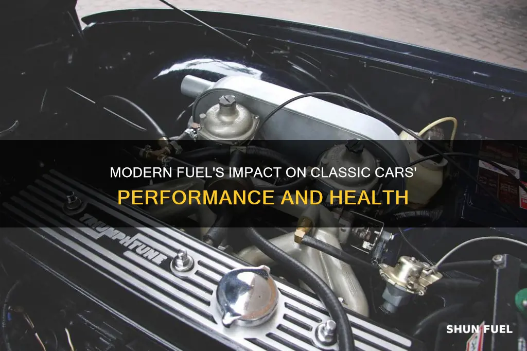 what does modern fuel do to old cars