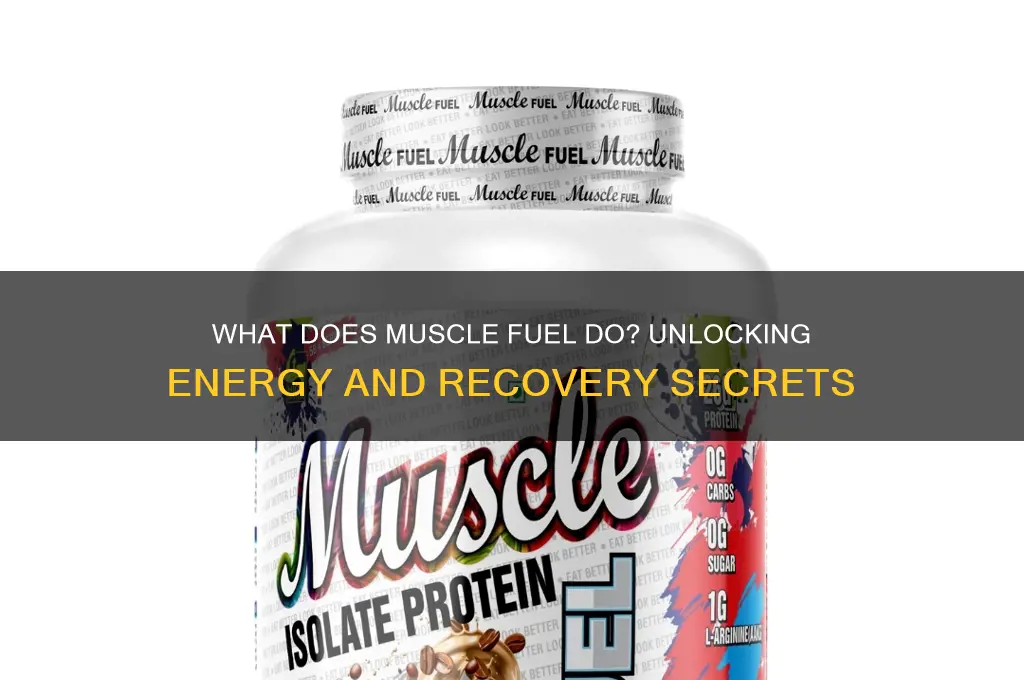 what does muscle fuel do
