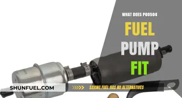 P60504 Fuel Pump Compatibility: Vehicles and Applications Explained