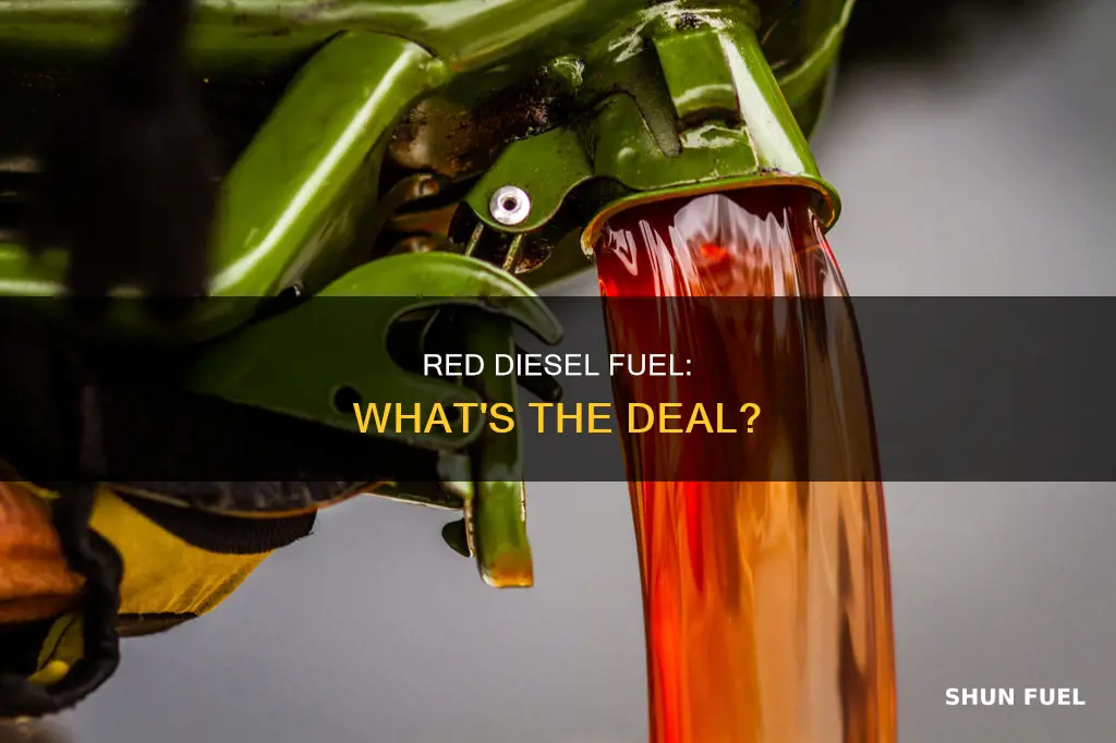 what does red diesel fuel mean