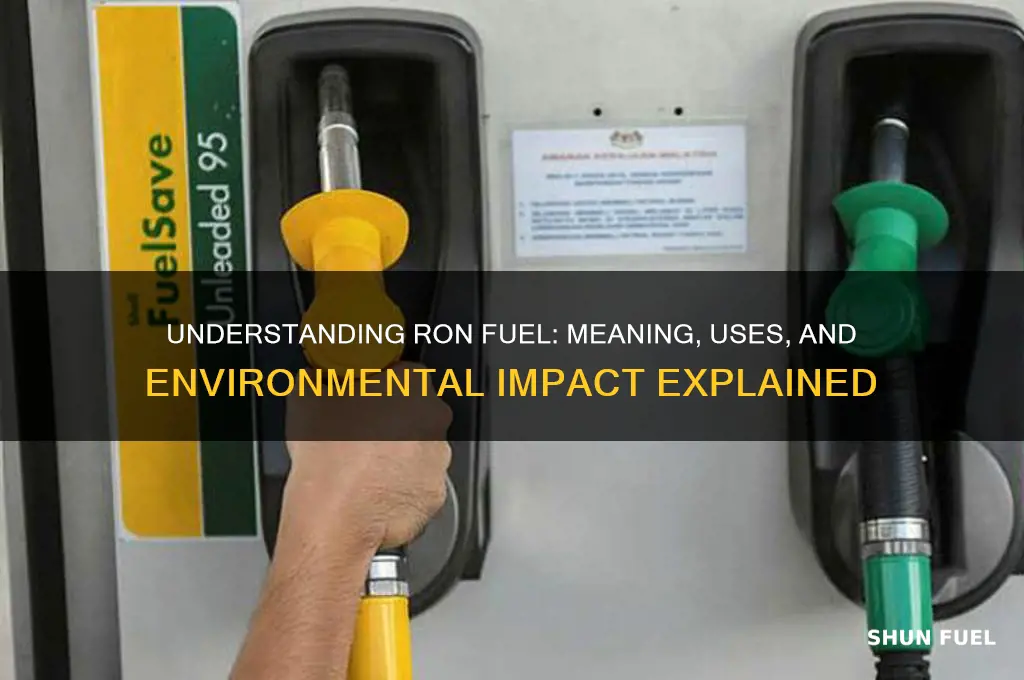 what does ron mean fuel