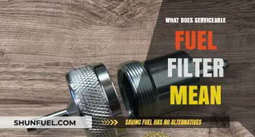 Fuel Filter Maintenance: What Does Serviceable Mean?