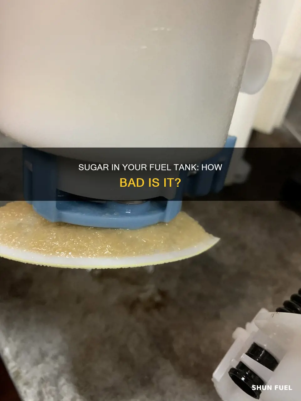 what does sugar do in your fuel tank