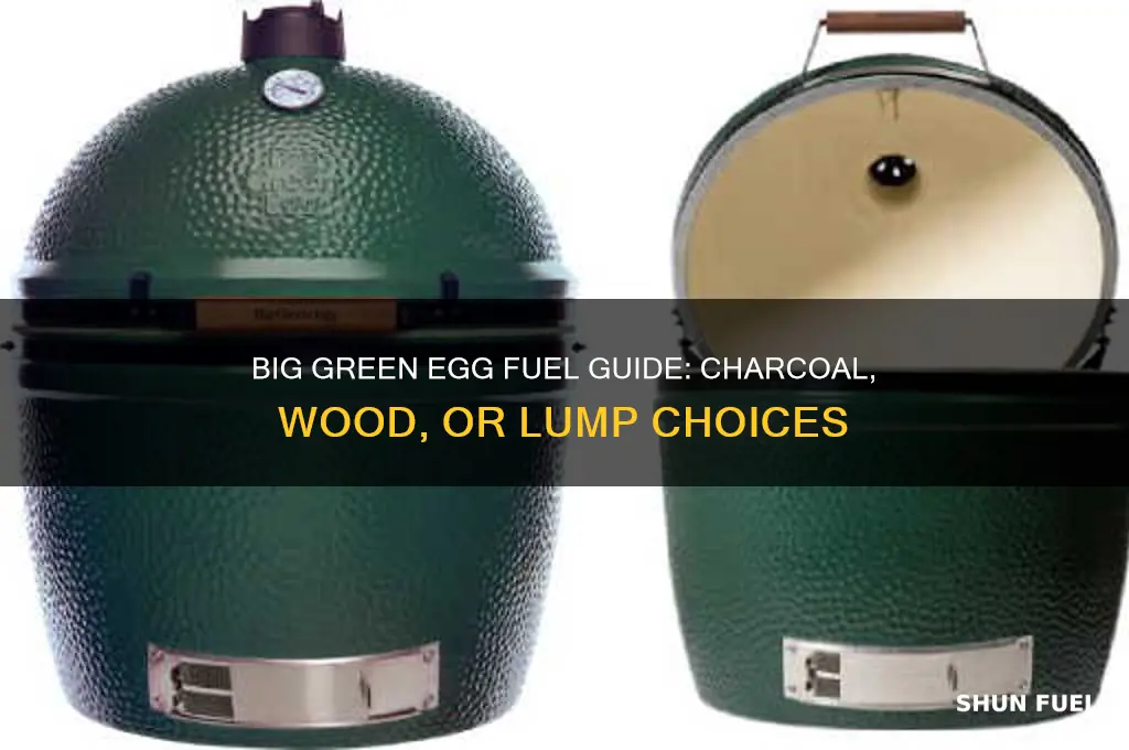 what does the big green egg use for fuel