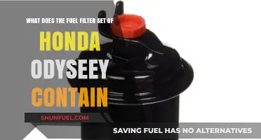 Honda Odyssey: Fuel Filter Set Components
