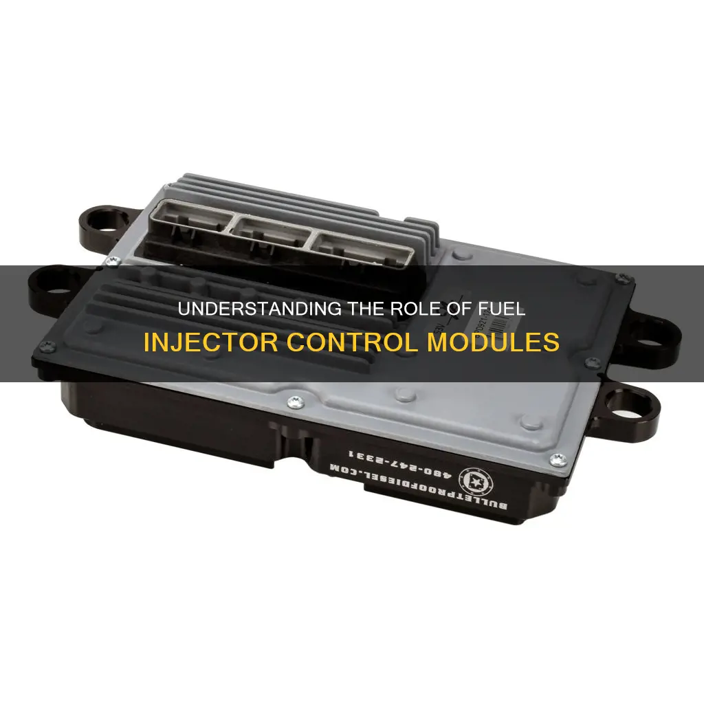 what does the fuel injector control module do