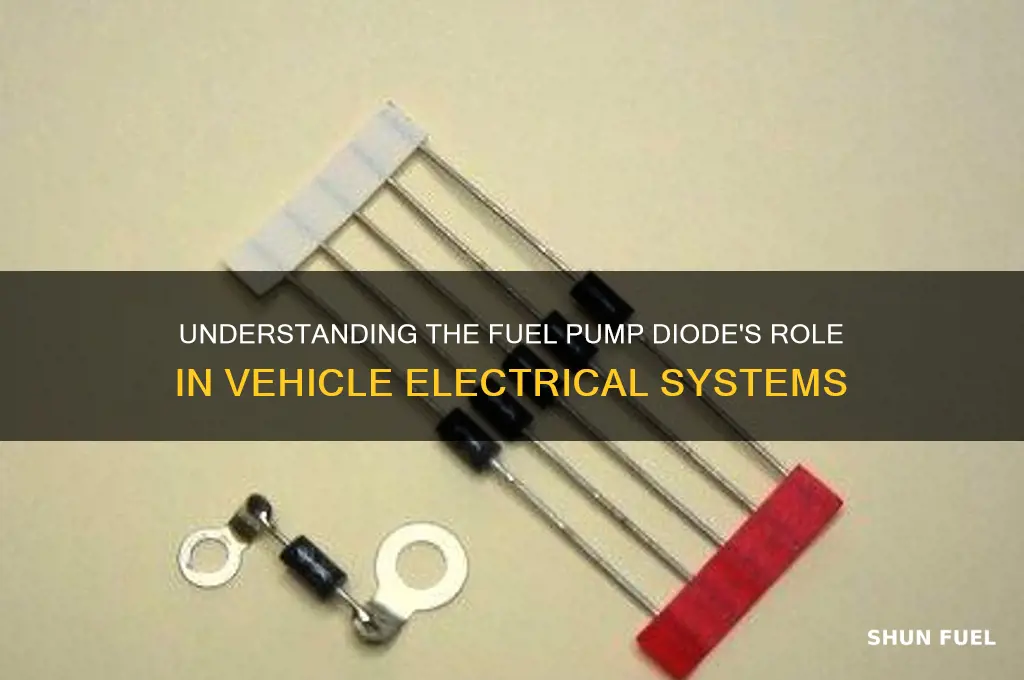 what does the fuel pump diode do