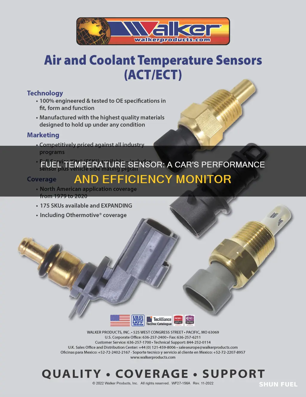 what does the fuel temperature sensor do in a car