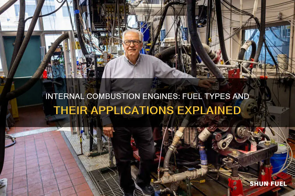 what does the internal combustion engine use as fuel