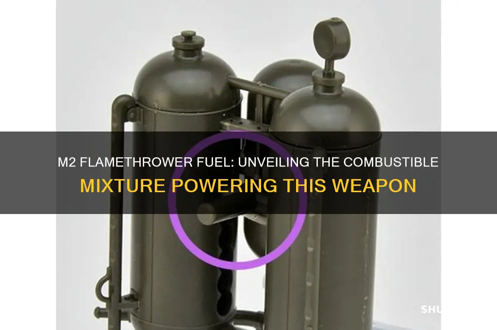 what does the m2 flamethrower use as fuel