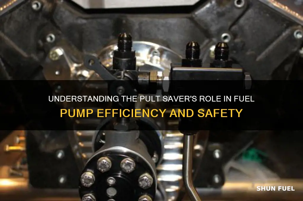 what does the pult saver for the fuel pump