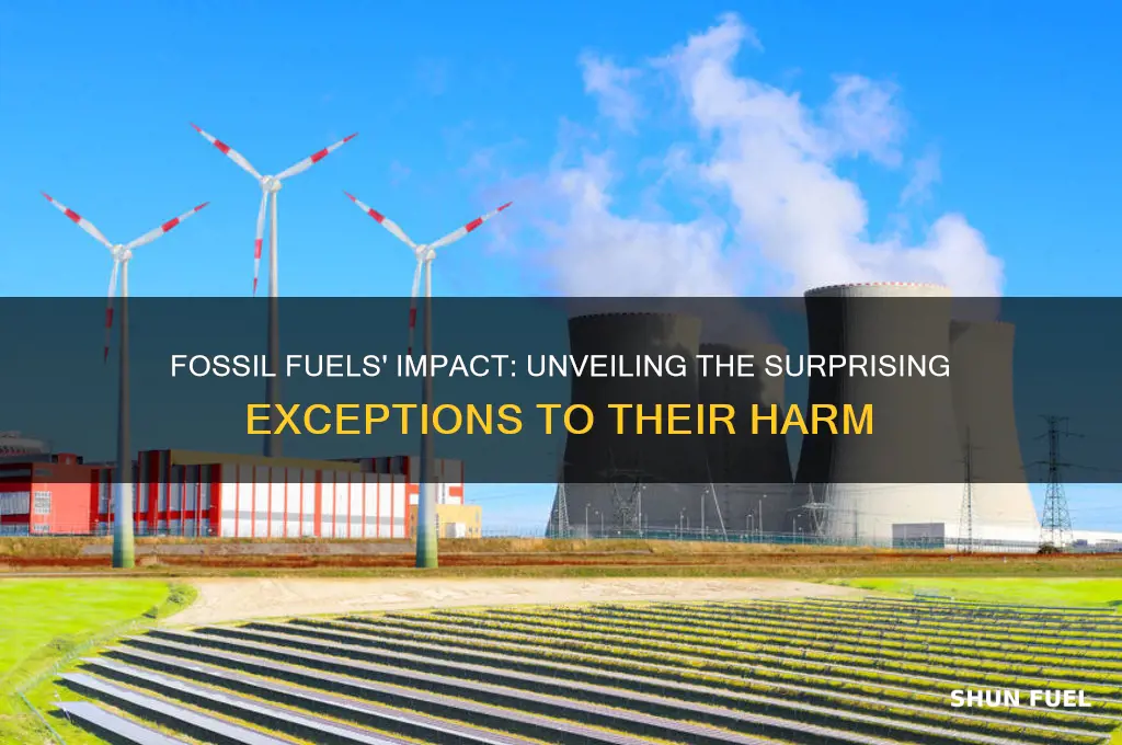 what does the use of fossil fuels not cause