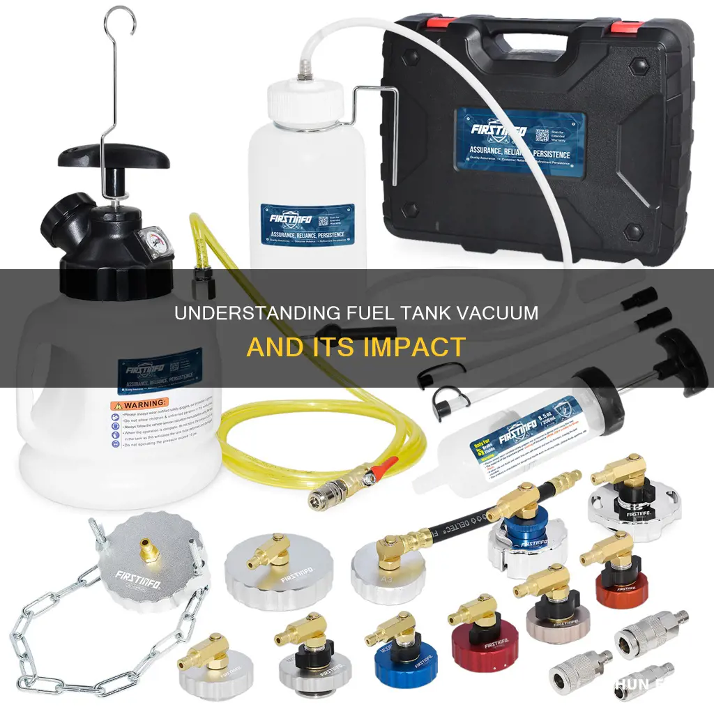 what does unable to bleed up fuel tank vacuum mean