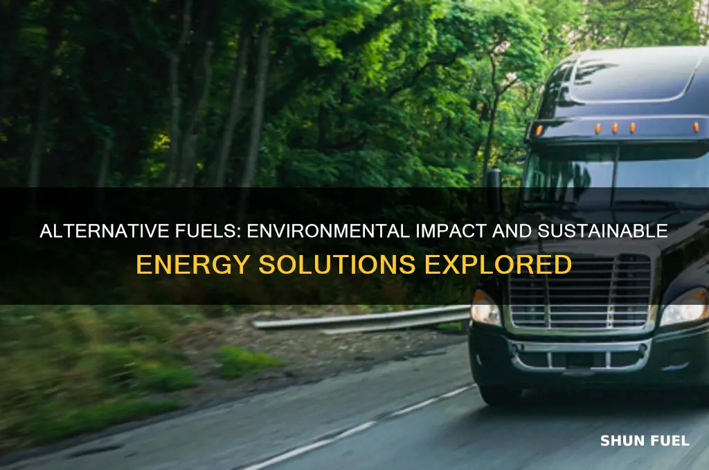 what does using alternative fuels do to the enviroment