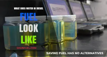 How Water in Diesel Fuel Looks