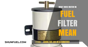 Fuel Filter Water: What Does It Mean?