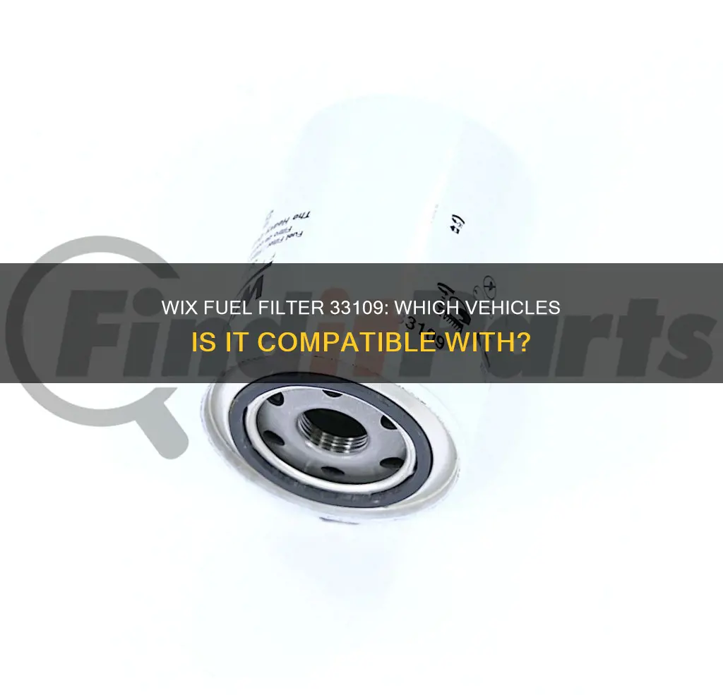 what does wix fuel filter 33109 fit