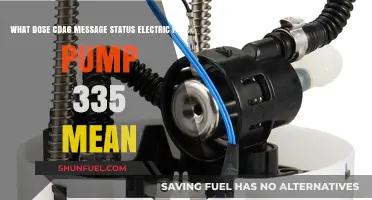 Understanding CDA6 Message Status: Electric Fuel Pump 335 Explained