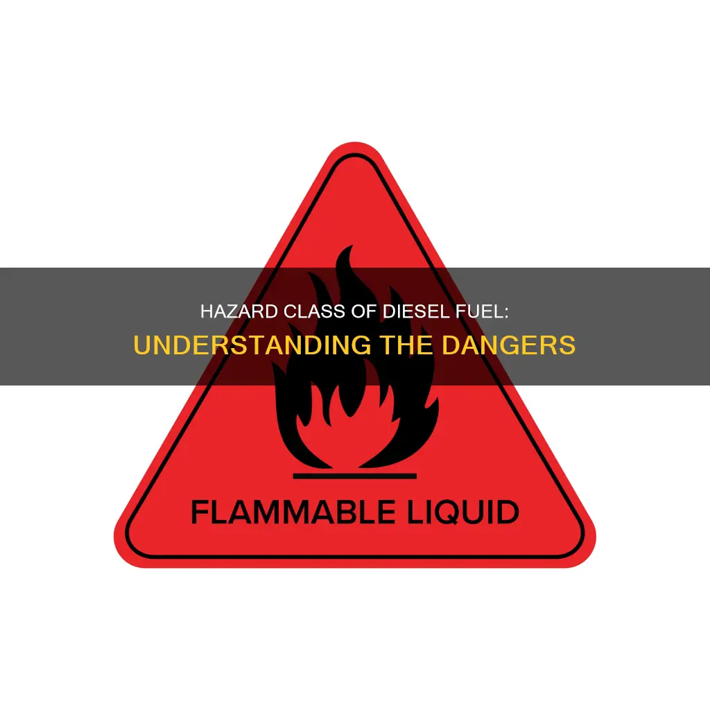 what dot hazard class is diesel fuel