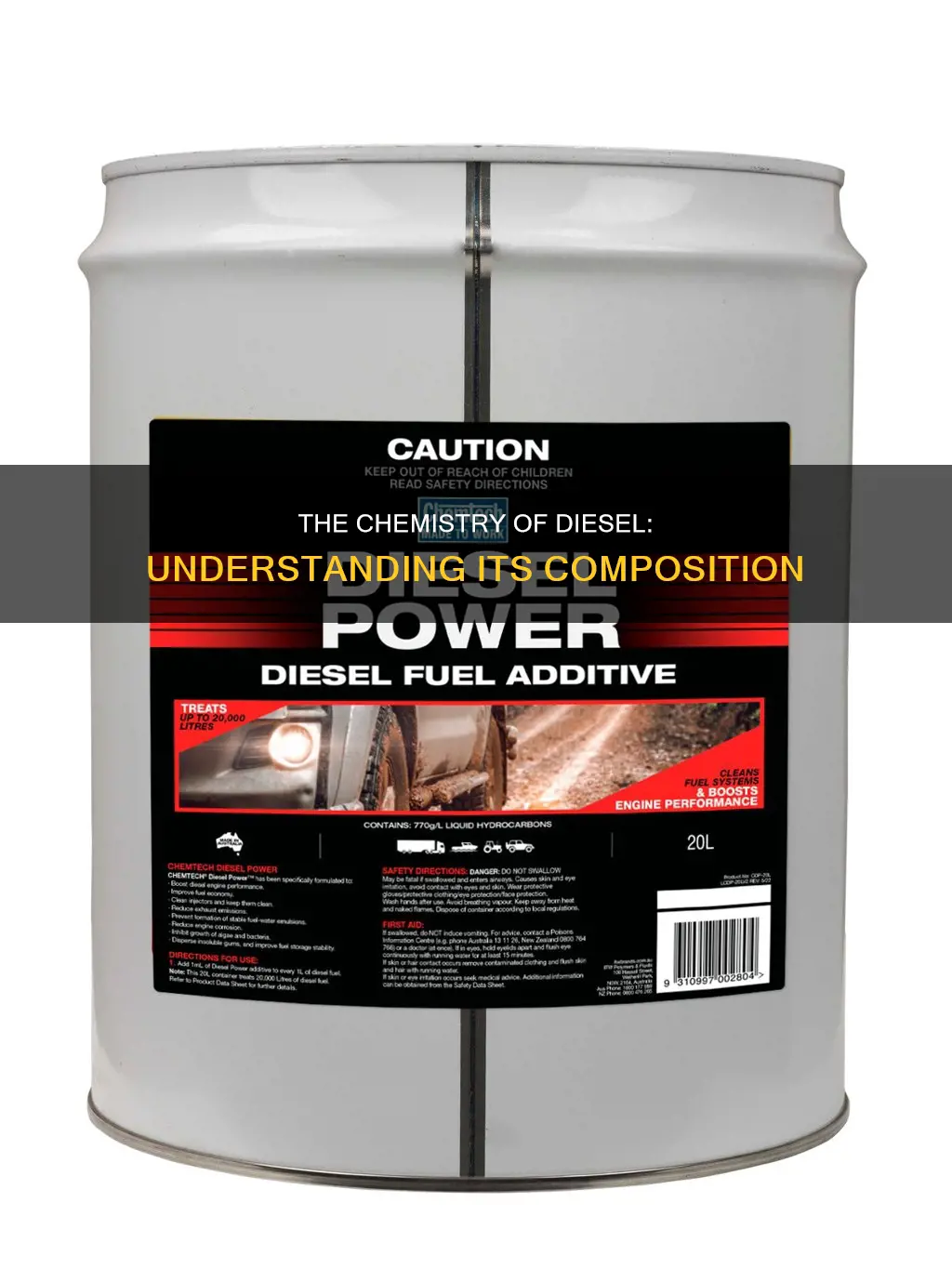what elements make up diesel fuel