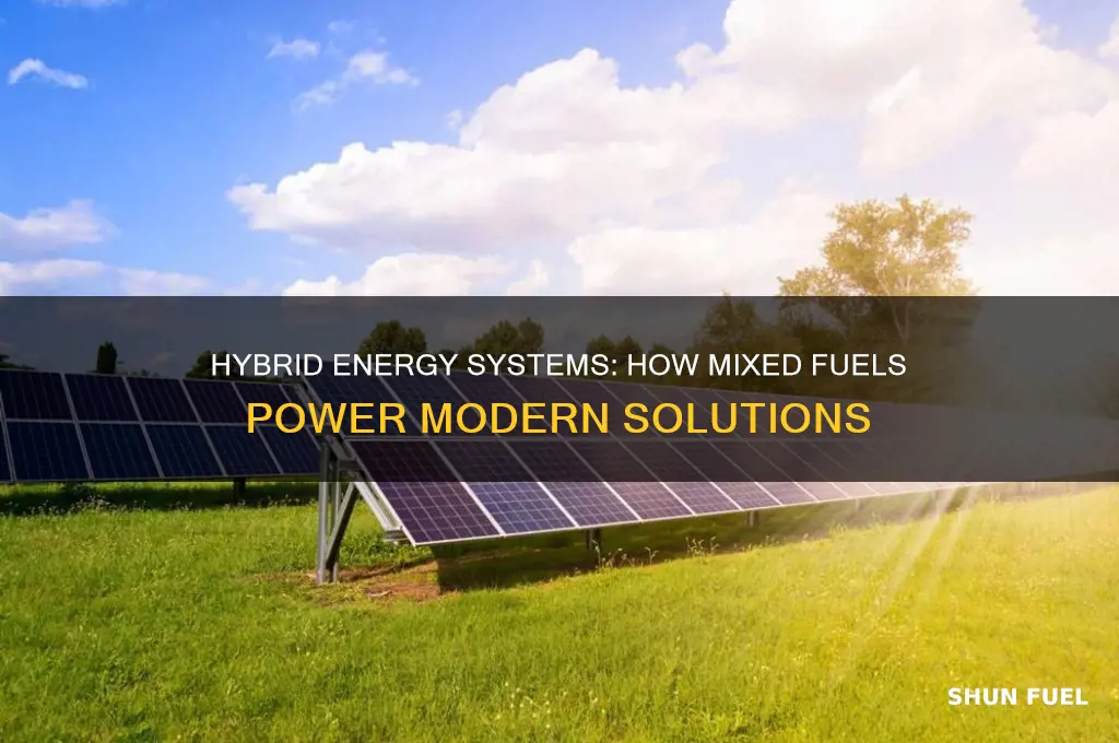 what energy system uses mixed fuels