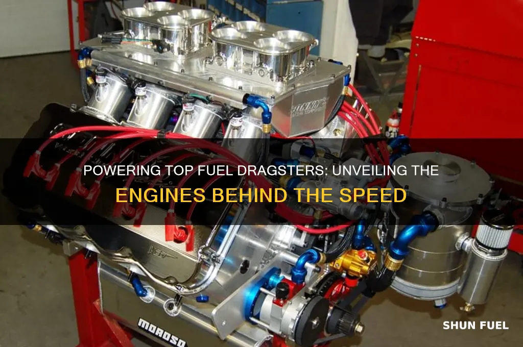 what engine do top fuel dragsters use