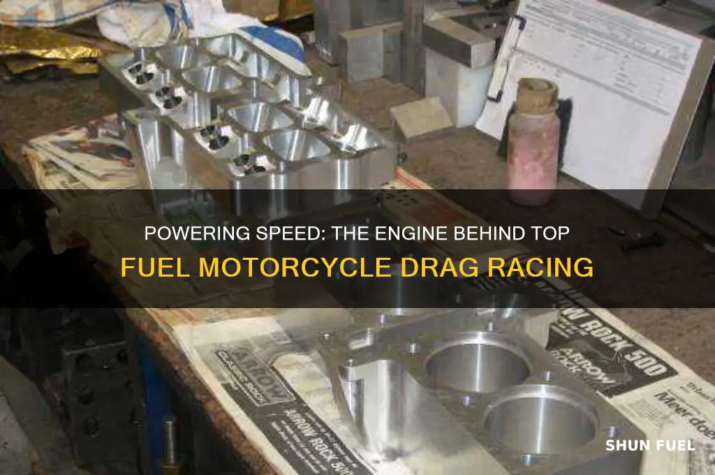 what engine is used in top fuel motorcycle drag racing