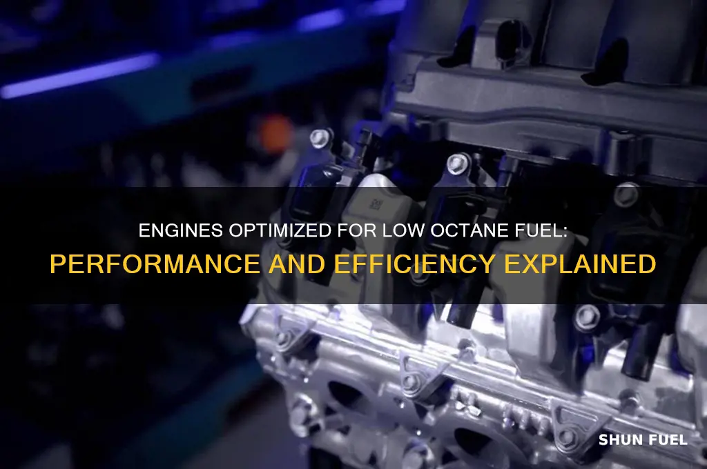 what engines are designed to use low octane fuel
