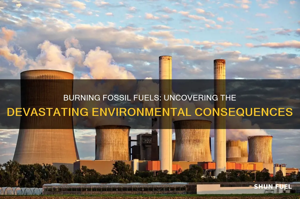 what environmental problems are caused by burning fossil fuels
