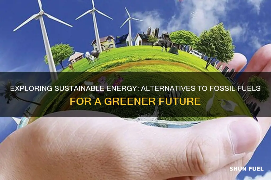 what exaclty are the alternatives to fossil fuels