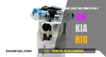 Finding the Right Fuel Pump for Your 2006 Kia Rio