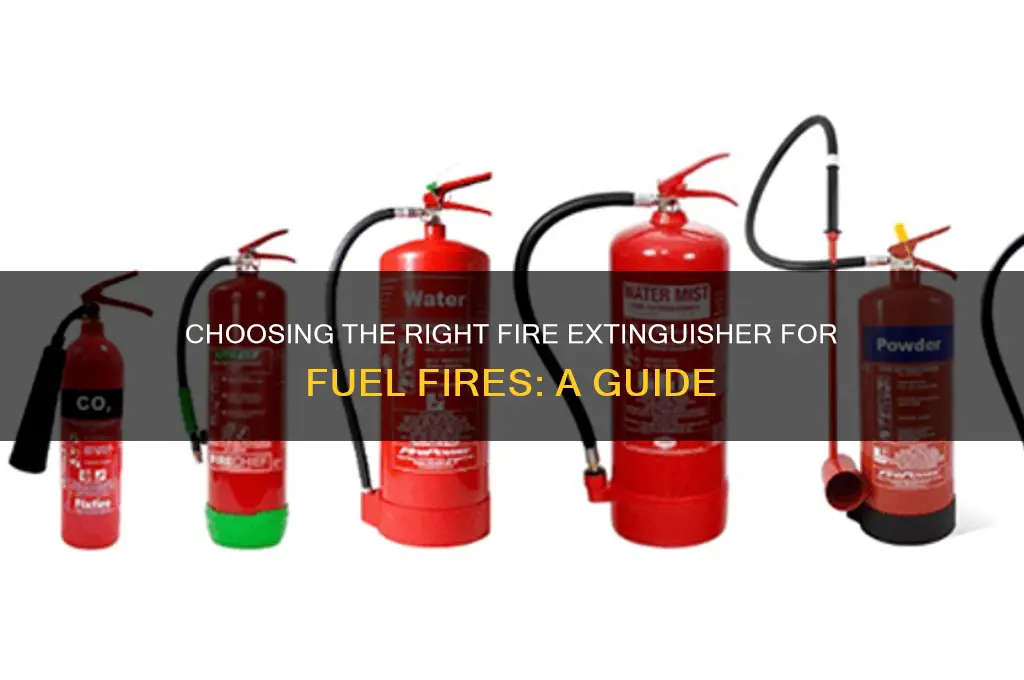 what extinguisher for fuel fire