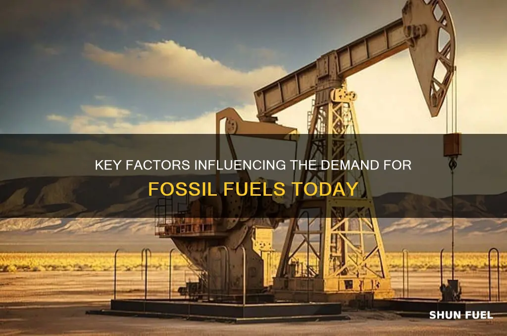 what factors affect the demand for fossil fuels