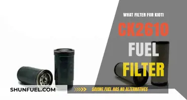 Kioti CK2610 Fuel Filter: Choosing the Right One