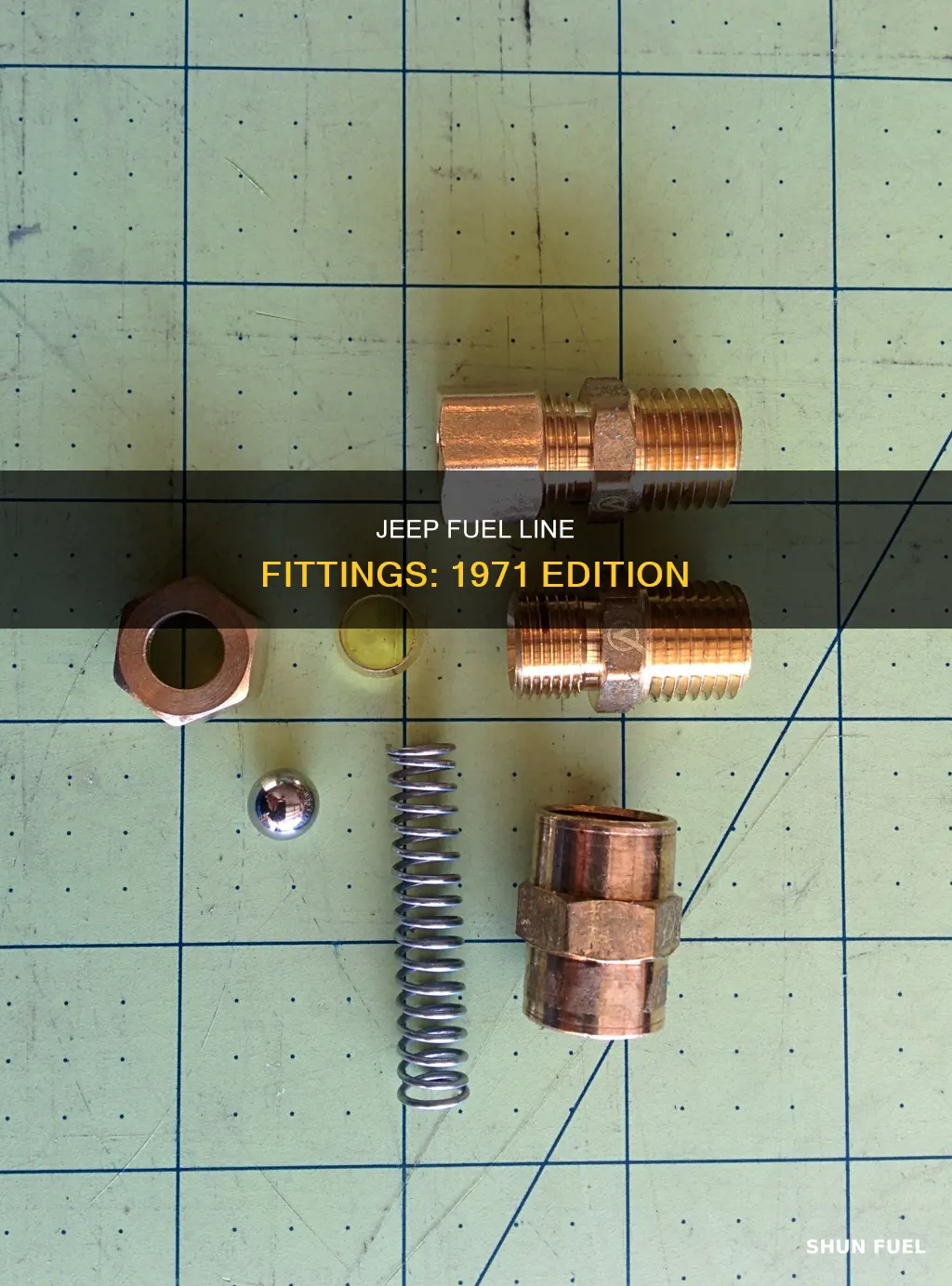 what fitting are a 1971 jeep fuel line