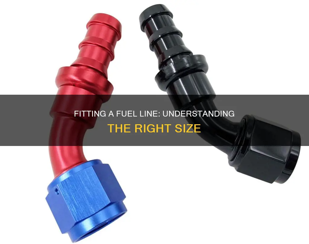 what fitting size for 3 8 fuel line
