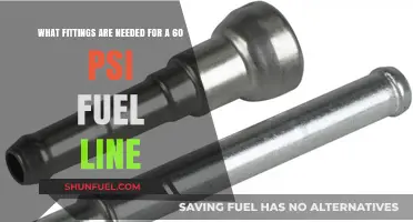 Essential Fittings for High-Pressure Fuel Lines: 60 PSI Requirements